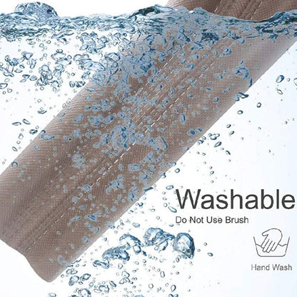 Under Door Draft Guard Stopper 42 Inch | Washable Double-Sided Door Sealer for Dust, Cold Air, Insects & Noise (Pack of 6)